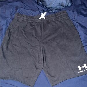 Under Armour Men's Dark Gray Fleece Shorts